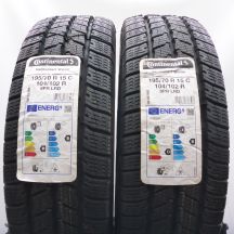 4. Opony 195/70 R15C 4x CONTINENTAL 104/102R VanContact Winter Zimowe 2021/22/23  