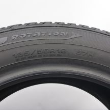6. Opony 195/55 R16 2x FULDA 87H kristall Control HP2 Zimowe 2017 8.8-9mm
