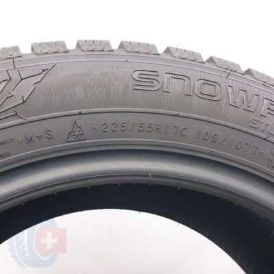 7. Opony 225/55 R17C 4x NOKIAN 109/107T Snowproof C Zimowe 2025 8mm