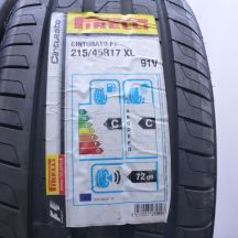3. Opony 215/45 R17 4x PIRELLI 91V XL Cinturato P7 Letnie 2019 