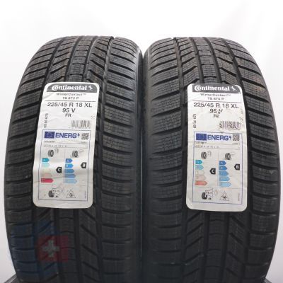 Opony 225/45 R18 2x CONTINENTAL 95V XL WinterContact TS 870 P Zimowe 2022  