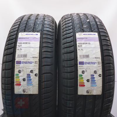 Opony 185/65 R15 2x MICHELIN 92T XL Primacy 4 Letnie 2022 Nieużywane 