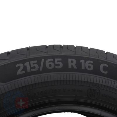 6. 2 x CONTINENTAL 215/65 R16 C 109/107T VanContact Eco Lato 2021/22  8mm