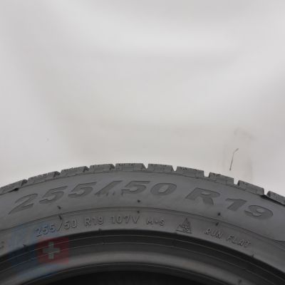 6. Opony 255/50 R19 2x PIRELLI 107V Scorpion Winter RFT BMW  Zimowe 2024 6,2-6,8mm