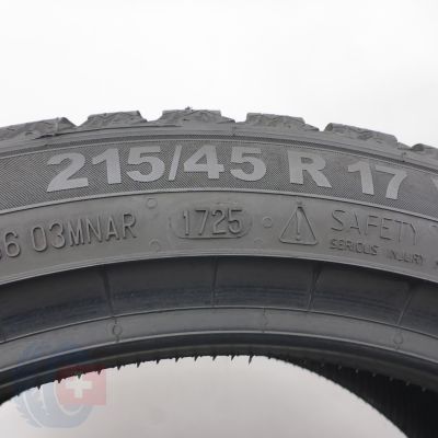 4. Opony 215/45 R17 2x SEMPERIT 91V XL Speed-Grip 5 Zimowe 2023, 2025 7mm