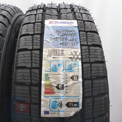 2. Opony 215/60 R16C 2x BFGOODRICH 103/101T Activan Winter Zimowe 2020