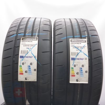 Opony 225/45 ZR17 2x BRIDGESTONE 94Y XL Potenza Race Letnie 2022 