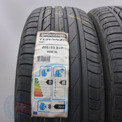 2. Opony 205/55 R17 2x BRIDGESTONE 95W XL Turanza T001 BMW Letnie 2019 
