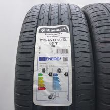 2. Opony 215/45 R20 2x CONTINENTAL 95T XL EcoContact 6 SEAL+ Letnie 2020 