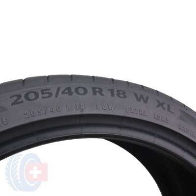 4. 2 x CONTINENTAL 205/40 R18 86W XL PremiumContact 6 Lato 2019 Jak Nowe 6,8-7mm