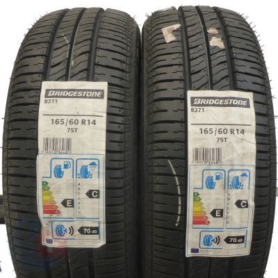 5. 4 x BRIDGESTONE 165/60 R14 75T B371 Lato 2018 Jak Nowe Nieużywane 