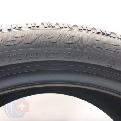 6. Opony 285/40 R21 2x PIRELLI 109V XL Scorpion Winter 2 Zimowe 2023/24 7,8-7,mm