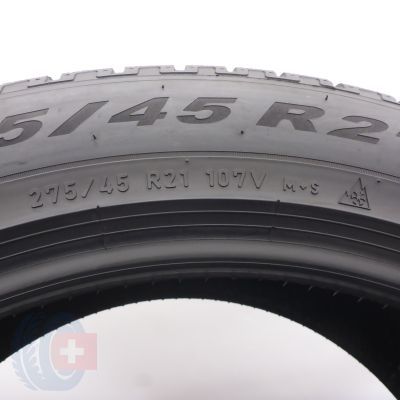 5. Opony 275/45 R21 2x PIRELLI 107V XL MO Scorpion Winter zimowe 2022 5,5-6,2mm