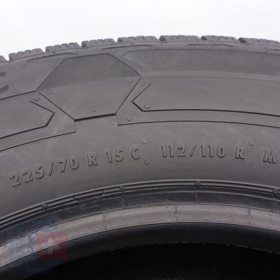 5. Opony 225/70 R15C 2x CONTINENTAL 112/110R VanContact Winter Zimowe 2024 8,2-9mm