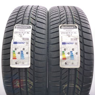 4. Opony 235/45 R21 4x CONTINENTAL 101T XL  WinterContact TS 870 P Zimowe 2022 
