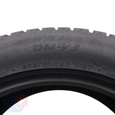 5. 2 x BRIDGESTONE 275/50 R20 113T Blizzak DM-V3 Zima 7,8-8,2mm 2020