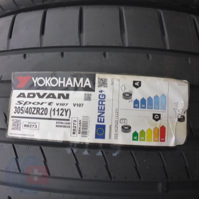 2. Opony 305/40 ZR20 2x YOKOHAMA 112Y Advan Sport V107 Letnie 2023