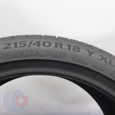 5. Opona 215/40 R18 1x CONTINENTAL 89Y XL PremiumContact 6 Letnia 2022 