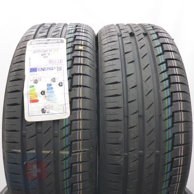 Opony 205/50 R17 2x CONTINENTAL 89V PremiumContact 6 Letnie 2023