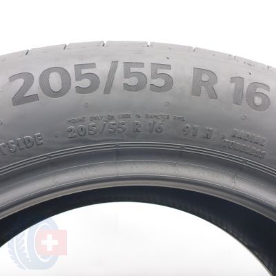 5. Opony 205/55 R16 4x CONTINENTAL 91H PremiumContact 6 Letnie 2019 6-6,2mm