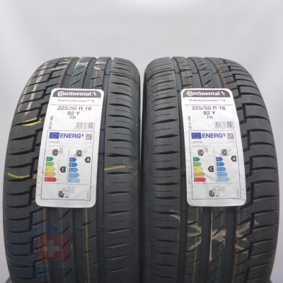 3. Opony 225/50 R16 4x CONTINENTAL 92Y PremiumContact 6 Letnie 2022/24 