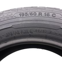 3. 2 x CONTINENTAL 195/60 R16C 99/97H ContiVanContact 100 Lato 2020 Jak Nowe Nieużywane