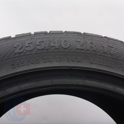 4. Opony 255/40 R17 2x BARUM 94W Bravuris 2 Letnie 2024 7,2mm