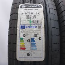2. Opony 215/75 R16C 4x CONTINENTAL 116/114R VanContact Ultra Letnie 2023 