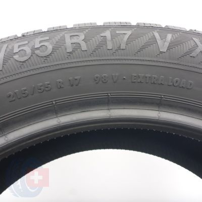 6. Opony 215/55 R17 4x GISLAVED 98V XL Euro Frost 6 Zimowe 2022, 2023 7,2-7,5mm