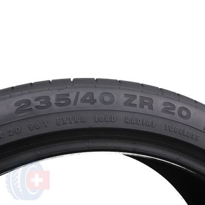 5. 2 x CONTINENTAL 235/40 ZR20 96Y XL ContiSportContact 5P M0 Lato 5.8mm