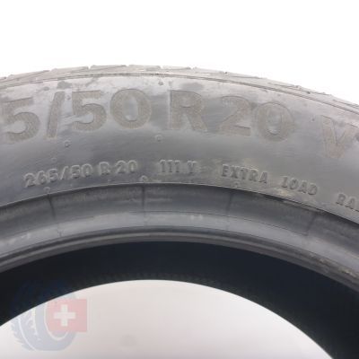 6. Opony 265/50 R20 4x CONTINENTAL 111Y XL PremiumContact 6 Letnie 2022 Nieużywane