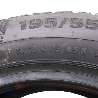 7. 4 x CONTINENTAL 195/55 R15 85H WinterContact TS860 Zima 2020 Jak Nowe Nieużywane 