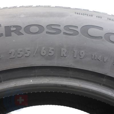 4. 1 x CONTINENTAL 255/65 R19 114V XL CrossContact RX Lato M+S 2019 JAK NOWA