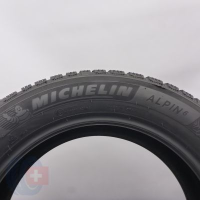 6. Opony 205/55 R16 2x MICHELIN 91T Alpin 6 Zimowe 2019, 2023 6,8-7,5mm