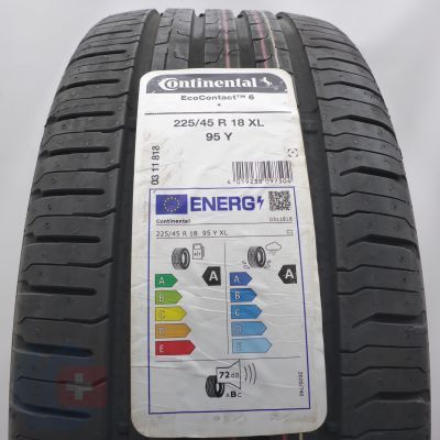 Opona 225/45 R18 1x CONTINENTAL 95Y XL EcoContact 6 BMW Letnia 2024 