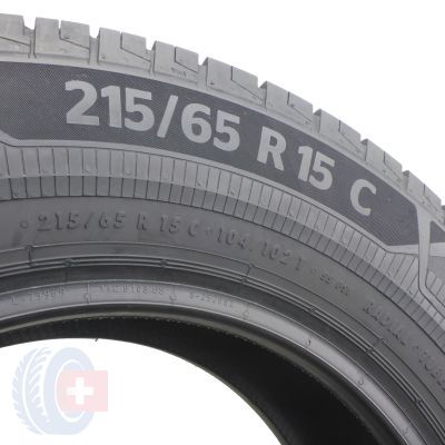 4. 2 x CONTINENTAL 215/65 R15C 104/102T VanContact Eco Lato 2021 7,2mm