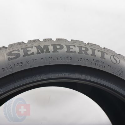 6. Opony 215/45 R17 4x GOODYEAR  91V XL Speed-Grip 5 Zimowe 2023, 2024 6,5-8mm