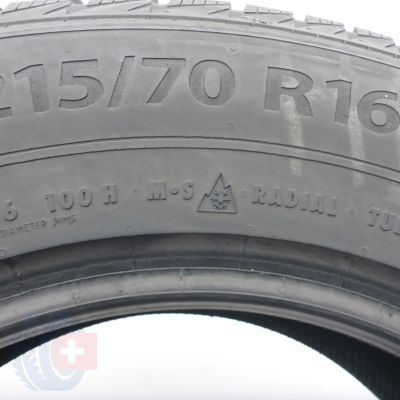 6. Opony 215/70 R16 2x BARUM 100H Polaris 5 Zimowe 2022 8-7,8mm