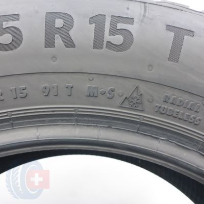 2. Opony 195/65 R15 2x CONTINENTAL 91T WinterContact TS870 Zimowe 2022 7,2-7,8mm