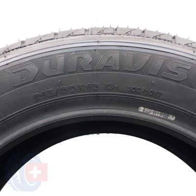 6. Opony 215/60 R16C 2x BRIDGESTONE 103/101T Duravis R660 Letnie 2019 Jak Nowe Nieużywane