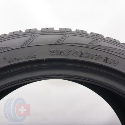 4. Opony 215/45 R17 2x FALKEN 91V XL Eurowinter Hs01 Zimowe 2019 7mm