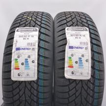 3. Opony 205/65 R16 4x CONTINENTAL 95H WinterContact TS 870 Zimowe 2022