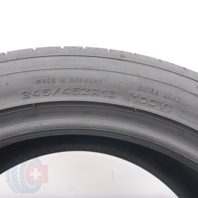 3. Opona 245/45 R18 1x DUNLOP 100Y XL SportMaxx Rt2 Letnia 2024 6,8mm