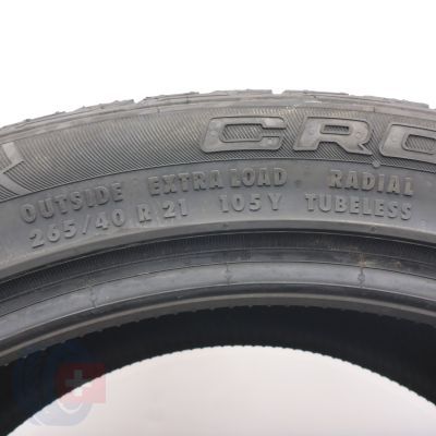 8. Opony 265/40 R21 4x CONTINENTAL 105Y XL CrossContact UHP MO Letnie 2023 Nieużywane