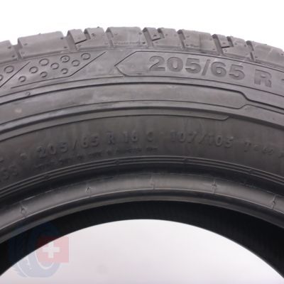 6. Opony 205/65 R16C 2x CONTINENTAL 107/105T ContiVanContact 200 Letnie 2019 8,8-8,7mm 