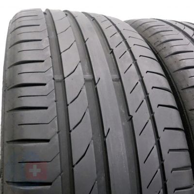 2. 2 x CONTINENTAL 225/45 R19 96W XL ContiSportContact 5 Lato DOT16 6,2-5,8mm