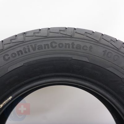 6. Opony 225/75 R16C 2x CONTINENTAL 118/116R ContiVanContact 100 Letnie 2019 Nieużywane
