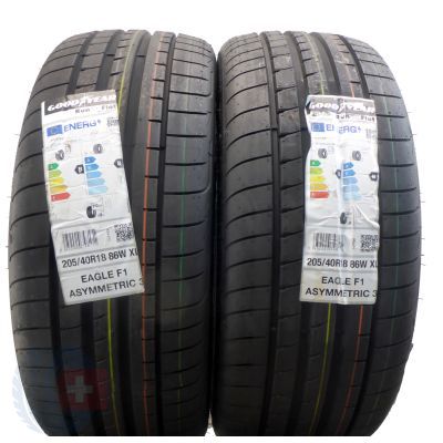2 x GOODYEAR 205/40 R18 86W XL Eagle F1  RUN FLAT BMW Lato 2022
