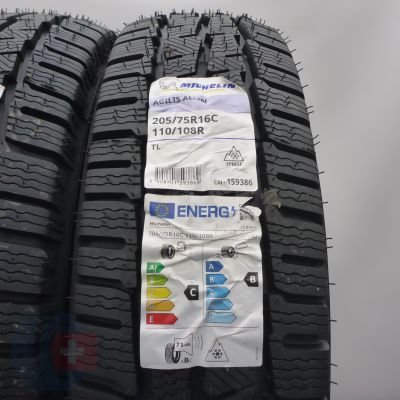 3. Opony 205/75 R16C 4x MICHELIN 110/108R Agilis Alpin Zimowe 2025 Nieużywane 