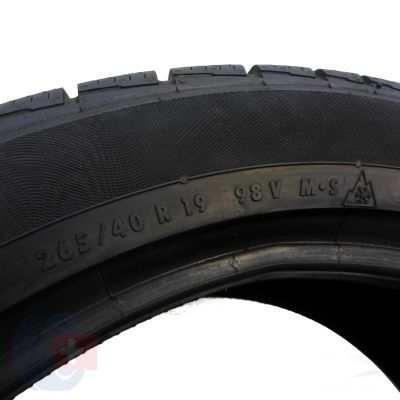 6. 2 x CONTINENTAL 265/40 R19 Ts 830p 98V N0 8mm Zima